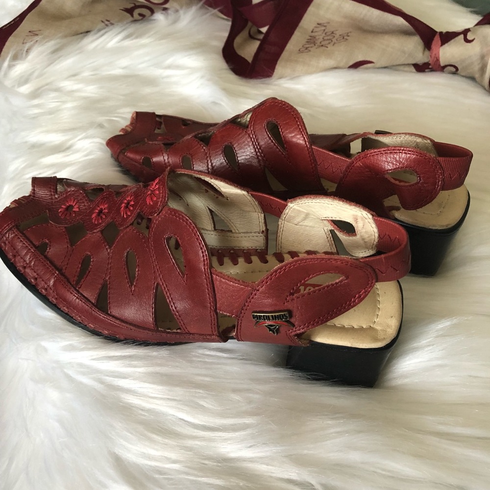 Pikolinos Peeptoe Slingback Sandals - Picture 8 of 9